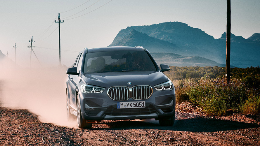De BMW X1 met xDrive. De BMW X1 met xDrive.